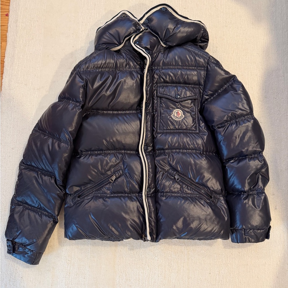 Moncler Kids Navy Puffer Jacket